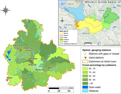 Assessment of Water Balance for Russian Subcatchment of Western Dvina River Using SWAT Model